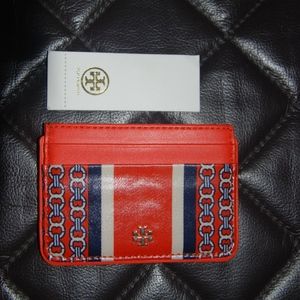 New Tory Burch Gemini Link Slim Card Case